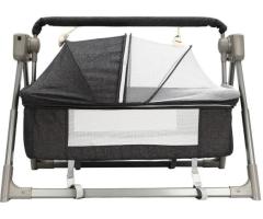 Portable électrique Baby Swing cradle bassinet rocking crib Infant w/bluetooth - 3