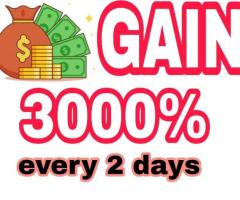 Gain 1000$ every 48 hours